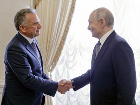 Steve Witkoff and Vladimir Putin.