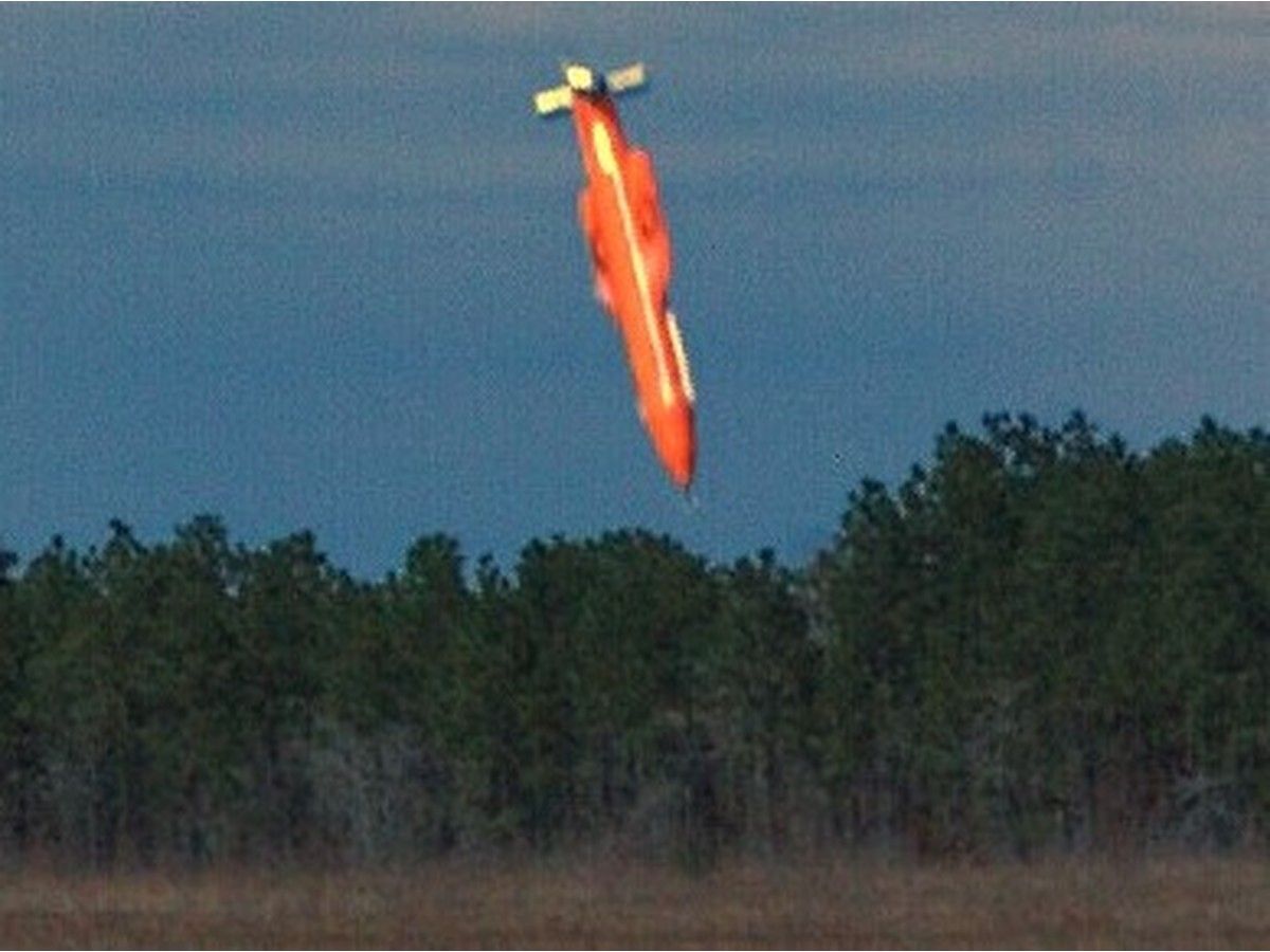 a bomb dropping
