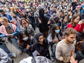 Protesters.