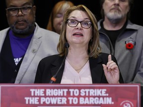 Canadian Labour Congress president Bea Bruske