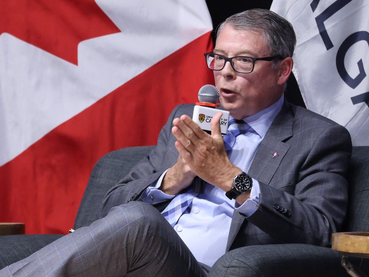 Retired Royal Canadian Navy vice-admiral Mark Norman speaking at the University of Calgary’s School of Public Policy in June 2025. Retired Royal Canadian Navy vice-admiral Mark Norman speaking at the University of Calgary’s School of Public Policy in June 2025.