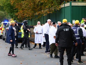 Police and other people.
