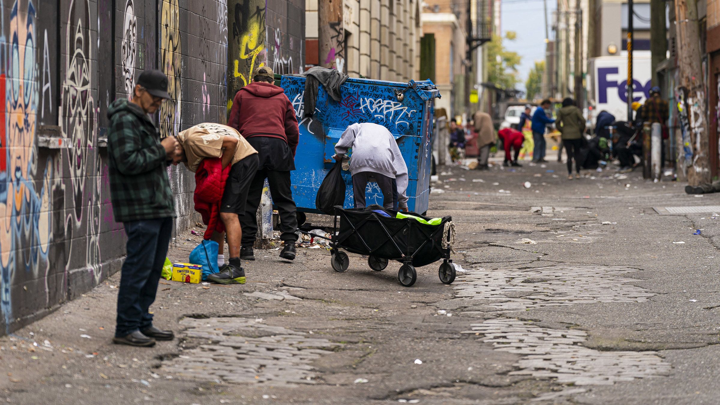 Scenes from the Downtown Eastside in Vancouver, BC, September, 24, 2026.