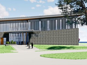 Rendering of Lake Superior State University's Center for Freshwater Research and Education. (Supplied Illustration)