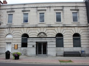 The old Bank of Montreal building on Pitt Street on Friday July 6, 2018 in Cornwall, Ont. The building will soon become Cornwall's new arts centre.
Lois Ann Baker/Cornwall Standard-Freeholder/Postmedia Network