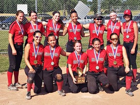 Submitted Photo
The Brantford Bobcats under-16 team has qualified for Softball Canada's national championship in Winnipeg, Aug. 15-19.