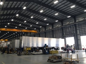 Titan Trailers just west of Delhi recently added this 97,000-square-foot addition to its main production facility at 1129 Highway 3. Earlier in July, the company announced it has purchased the former Siemens Canada wind turbine plant on Clearview Dr. in Tillsonburg. (Contributed Photo)