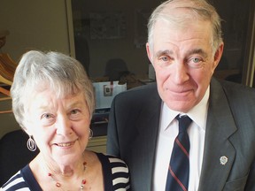 File photo/Sarnia Observer/Postmedia Network
Don McGugan, shown here with his wife Anne, isn't running for re-election in Brooke-Alvinston. He has been mayor since 2002.