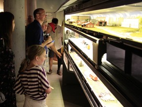 The July 11, 2018 opening of the Riding the Rails exhibit was packed with many people eager to see the project steam into the Bruce County Museum & Cultural Centre. Photo: Steve Cornwell/Postmedia