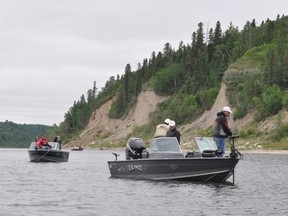 Fishing at Tobin Lake