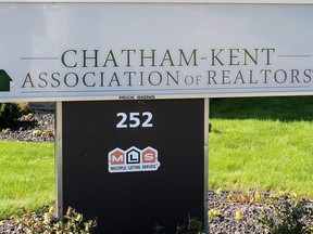 The Chatham-Kent Association of Realtors. (File photo/Postmedia Network)