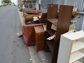 Sunday, Aug. 12, 2018, will be Trash to Treasure Day in the City of Cornwall. Residents are encouraged to put out gently used items for others to collect from 7 a.m. to 7 p.m. Some of the items pictured here on Wednesday August 8, 2018 in Cornwall, Ont., would be welcome. Marc Benoit/Cornwall Standard-Freeholder/Postmedia Network