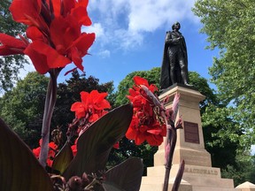 Kingston is to join other Canadian municipalities looking at the place of Sir John A. Macdonald in public spaces, including his statue in City Park in Kingston, Ont., seen on Friday, Aug. 31, 2018.
Elliot Ferguson/The Whig-Standard/Postmedia Network