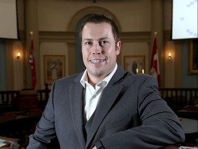 Kingston City councillor Ryan Boehme is to represent the Ontario Progressive Conservatives in Kingston and the Islands in the 2022 provincial election. Ian MacAlpine /The Whig-Standard/Postmedia Network