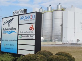 File photo/Sarnia Observer/Postmedia Network
BioAmber's Sarnia plant is shown in this file photo.