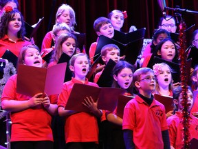 The Young Sudbury Singers perform a concert at Sudbury Secondary School in Sudbury, Ont. on Saturday December 16, 2017.
