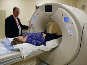 The board of directors for the South Bruce Grey Health Centre has approved an application for a CT scanner, like the one pictured, for the Kincardine and District Hospital.