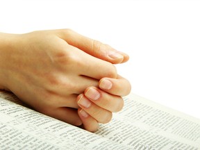 bible prayer hands faith