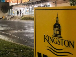 The polling station at Artillery Park saw a stead stream of people arriving by car and foot to vote on election night in Kingston, Ont. on Tuesday, October 24, 2017. Julia McKay/The Whig-Standard/Postmedia Network