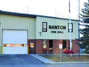 Nanton's fire hall.