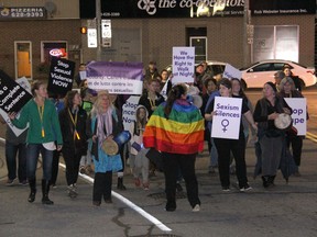 About 50 women and children took part in the 2018 Take Back the Night March organized by the Women's Sexual Assault Centre of Renfrew County. Anthony Dixon / Observer and News