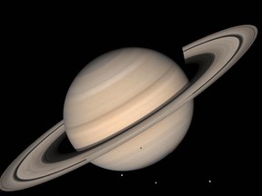 NASA's Cassini probe to Saturn had to pass through a special gap in the rings that is only a bit less than 5,000 kilometres wide.