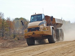 A mining truck