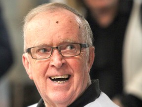 Tony Martin at Soup Kitchen Community Centre in Sault Ste. Marie, Ont., on Wednesday, Oct. 24, 2018. The centre named its dining area after Martin, who helped co-found the soup kitchen. (BRIAN KELLY/THE SAULT STAR/POSTMEDIA NETWORK)