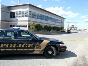 The Daily Press file photo Timmins Police headquarters on Spruce Street South.