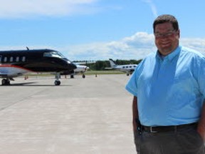 Sault Ste. Marie Airport President and CEO Terry Bos.