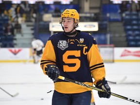 Williamstown's Roddie Sandilands, who was until January 2019 the captain of the Shawinigan Cataractes of the Quebec Major Junior A Hockey League.Handout/Cornwall Standard-Freeholder/Postmedia Network

Handout Not For Resale