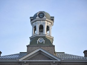 Brockville city hall clock tower