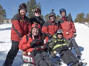 Comedian Rick Mercer spent a day on Laurentian Ski Hill in March 2018 with the Nipissing Trackers. Supplied Photo