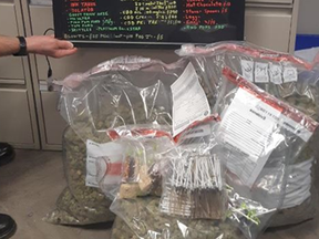 Sarnia police busted the Pot of Gold store for the second time in three months on Dec. 20, 2018. Handout