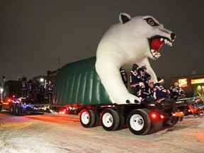 The Santa Claus Parade began a few years ago with the help of the Cochrane Crunch. Check out the Town of Cochrane's Facebook page for the registration form to enter this years parade. The more floats the merrier!.TP FILE PHOTO.jpg