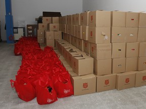 The Salvation Army Christmas Hampers campaign is providing recipients with gift cards rather than box hampers because of the pandemic.