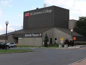 A 2016 file photo of Aultsville Theatre, on the St. Lawrence College campus in Cornwall, Ont.