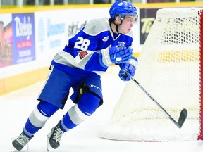 Drake Pilon of the Sudbury Wolves. Photo by Aaron Bell/OHL Images