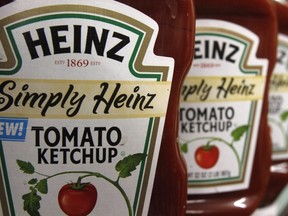 Heinz ketchup on the shelf