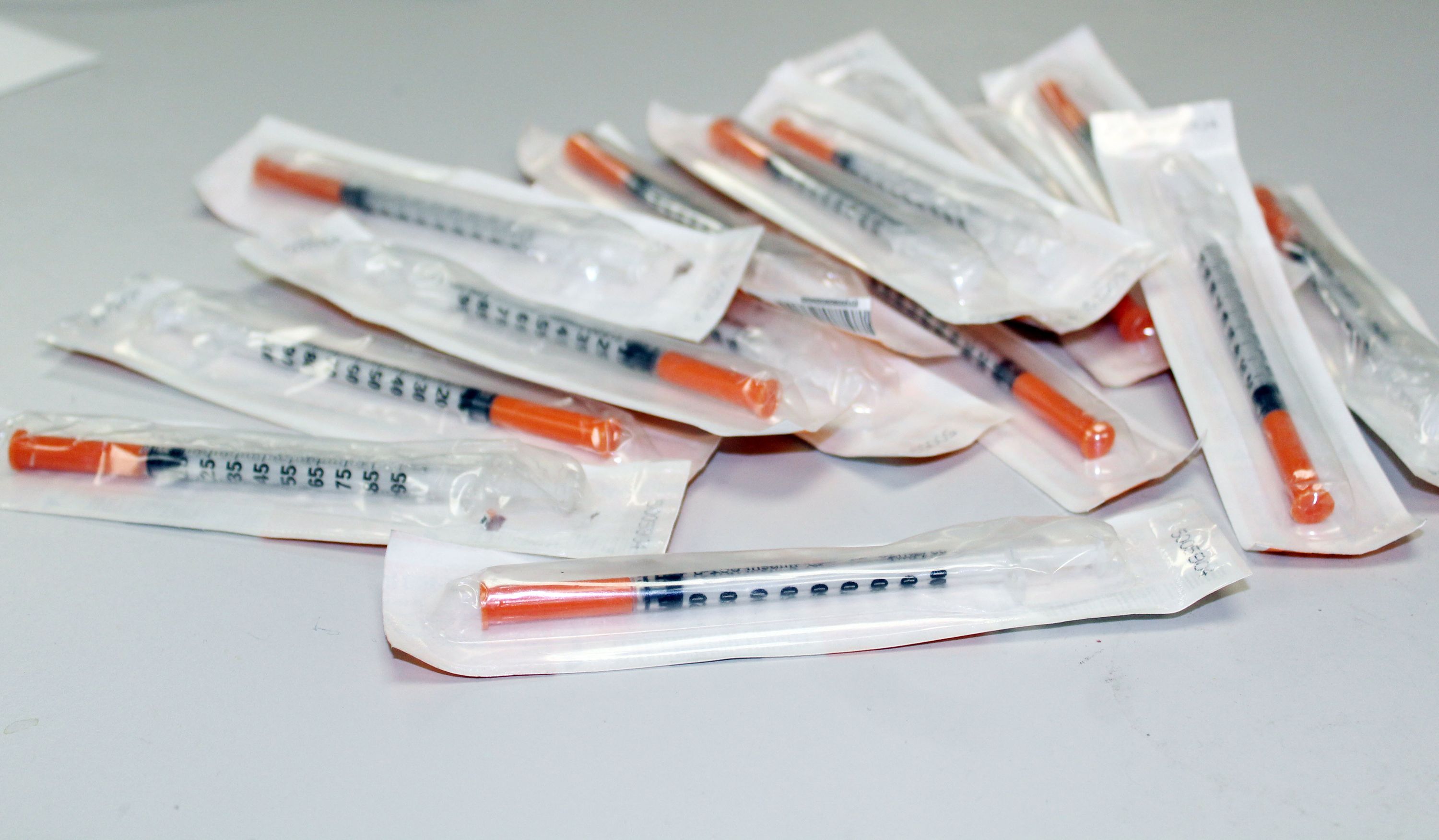 BD Luer-Lok™ PrecisionGlide™ Disposable Syringes with Detachable Needles:  3cc