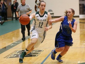 Jana Kucera of Chatham, Ont., plays for the St. Clair Saints. (Photo courtesy of St. Clair Saints)