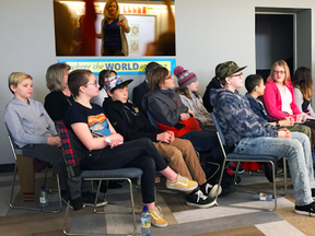 Students sit in a classroom before the age of COVID-19 impacted the Parkland School Division and facilities across Canada. PSD recently upgraded a number of sites so students feel safe.