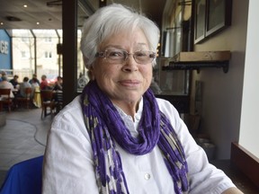 Residential school survivor Geraldine Robertson is shown in this file photo.