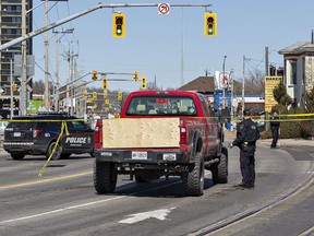 A Brantford man has been sentneced in the March 25 collision at Colborne and Clarence streets that sent two female pedestrians to Hamilton General Hospital with serious injuries. Brian Thompson/Expositor file photo