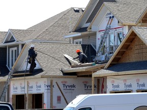 House construction along Holden Street in the Wood Haven subdivision in Kingston's west end on Thursday April 4, 2019    Ian MacAlpine/The Whig-Standard/Postmedia Network