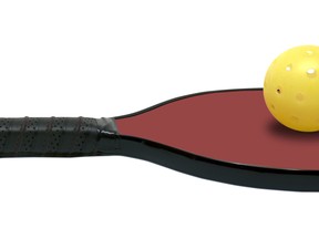 Pickleball - Horizontal Red Paddle