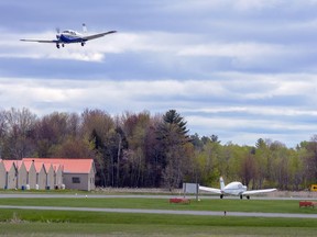 The Cornwall Regional Airport was a busy place as 76 junior aviators took off as part of the semi-annual COPA for Kids event, on Saturday May 18, 2019 in Summerstown, Ont. Six airplanes took the aviators up in a total of 30 flights over a three-hour period. Phillip Blancher/Special to the Cornwall Standard-Freeholder/Postmedia Network