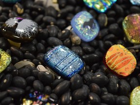 Some fused glass jewelry. File photo