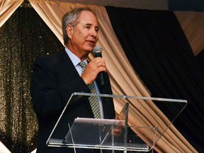 President of Ideal Supply Tim MacDonald was named 2019 business leader of the year at the Stratford and District Chamber of Commerce's Business Excellence Awards Gala at the Arden Park Hotel last year. (Galen Simmons/The Beacon Herald)