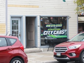 The exterior to City Cabs is seen here on Tuesday May 7, 2019 in Stratford, Ont. (Terry Bridge/Stratford Beacon Herald)